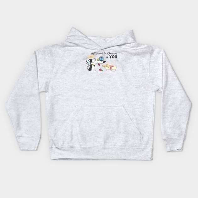 All I want for Christmas... Kids Hoodie by DWG